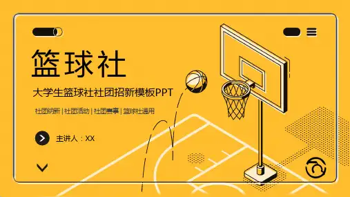 大学部门社团招新通用ppt 
