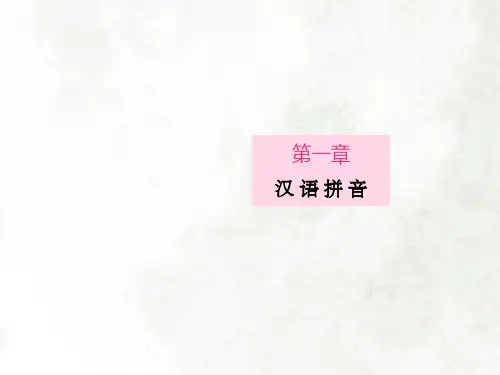六年级下册专题复习第一章 汉语拼音课件(共37张PPT)