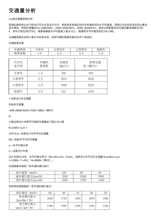 交通量分析——精选推荐