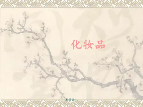 完整版化妆品生产工艺.ppt