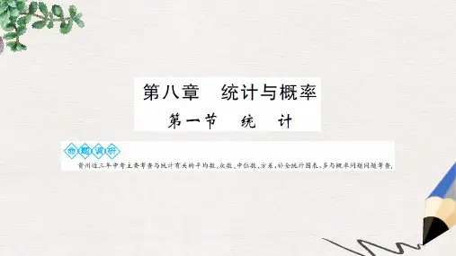 三洲版2019年中考数学总复习第八章统计与概率第一节统计课件