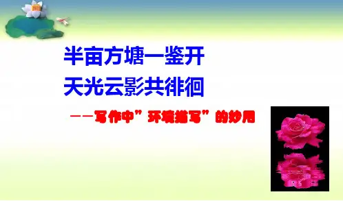 作文环境描写ppt