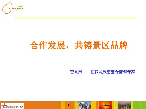 芒果网简介ppt课件