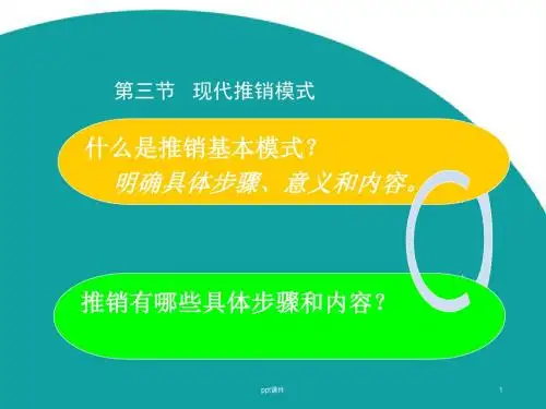 现代推销模式  ppt课件