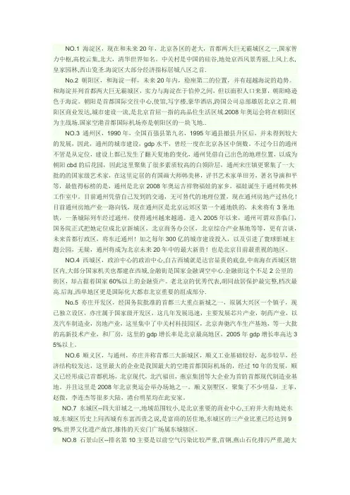 北京各区