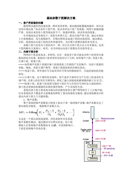 广东移动基站杂散干扰解决方案