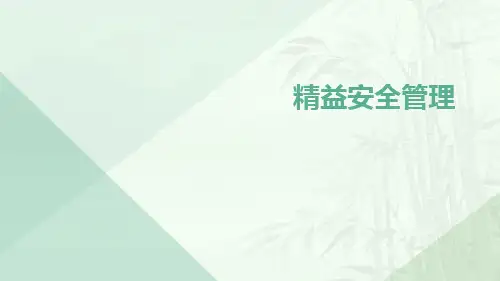 精益安全管理ppt