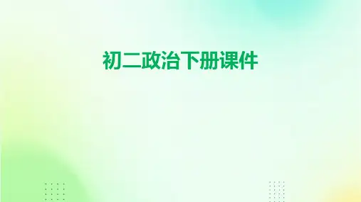 初二政治下册课件ppt