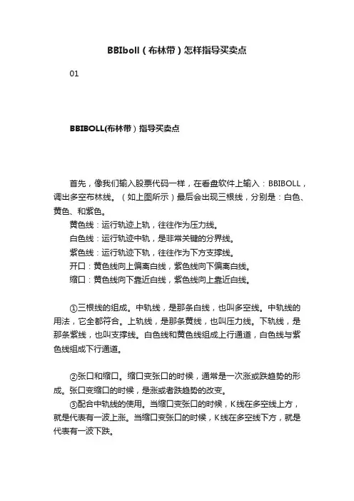 BBIboll（布林带）怎样指导买卖点