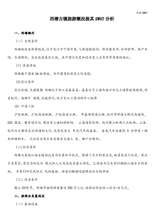 西塘SWOT