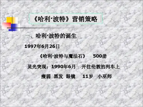 影视产业经营管理：哈利波特