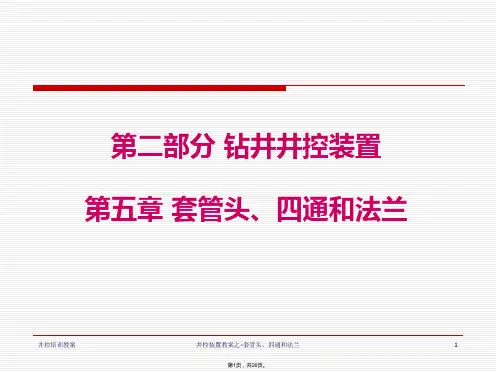 02-05第五章-套管头、四通与法兰
