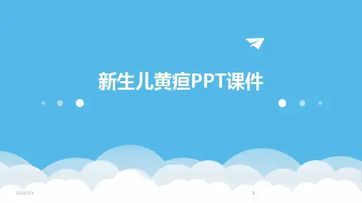 2024版年度新生儿黄疸PPT课件