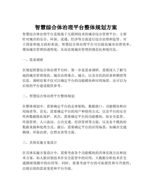 2023-智慧综合体治理平台整体规划方案-1