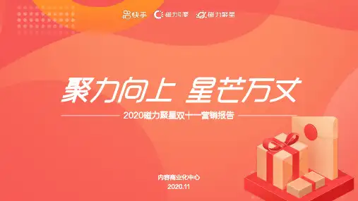 2020磁力聚星双十一营销【互联网】【快手】