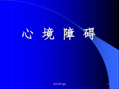 《心境障碍》PPT课件
