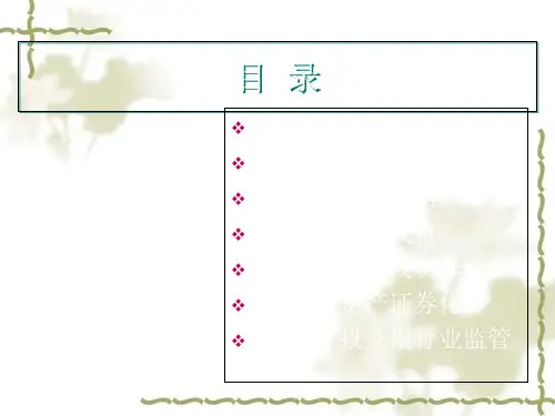 投资银行理论概述