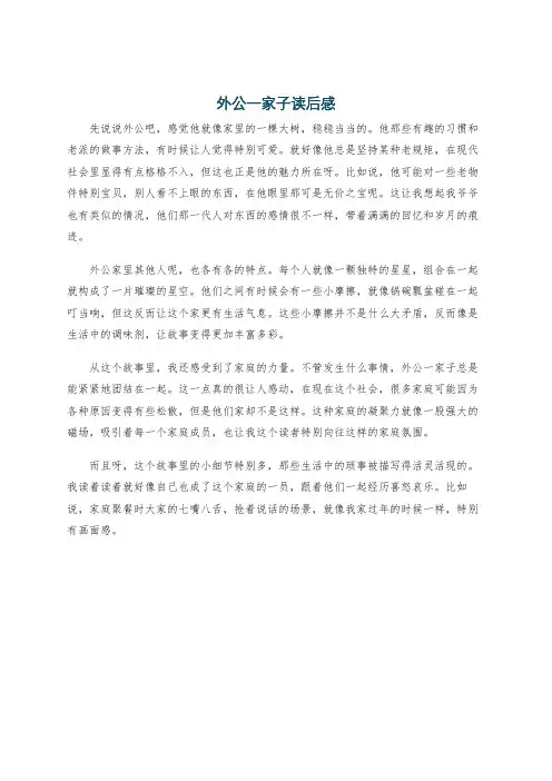 外公一家子读后感
