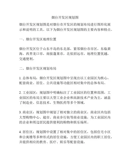 烟台开发区规划图