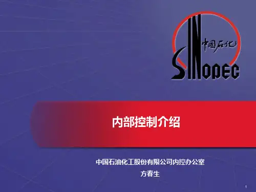 中国石化内部控制介绍