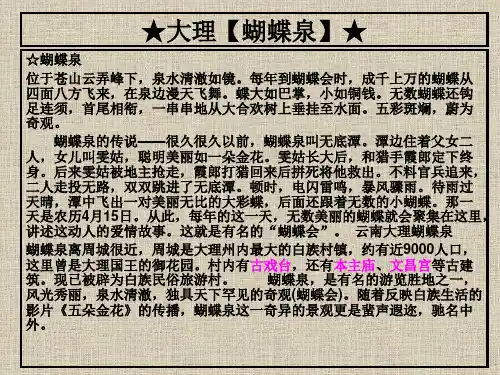 云南历史名人与名胜古迹-地州篇【大理】【三】