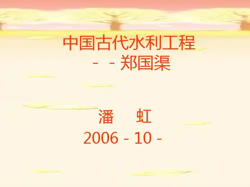 郑国渠简介
