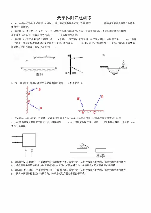 光学作图专题训练.doc