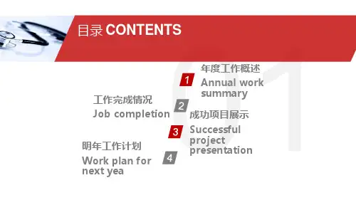 医生汇报医疗医学医院工作PPT模板