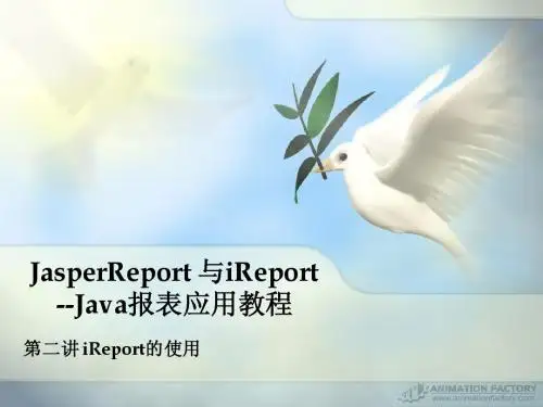 第二章 JasperReport 与iReport