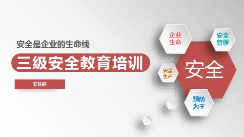 三级安全教育培训(八大特种作业)