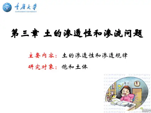 土力学_第3章(土的渗透性和渗流问题)