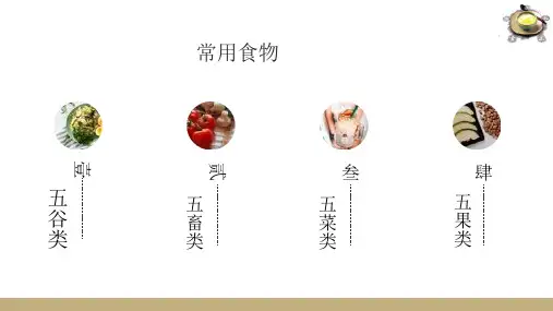 常用食物—五谷类(食疗药膳课件)