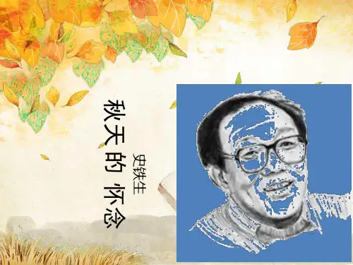 《秋天的怀念》ppt课件(12页)