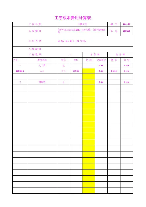 自卸车运土石方运1km,石方运输,自卸车20t以内20年3月公路工序成本费用计算表
