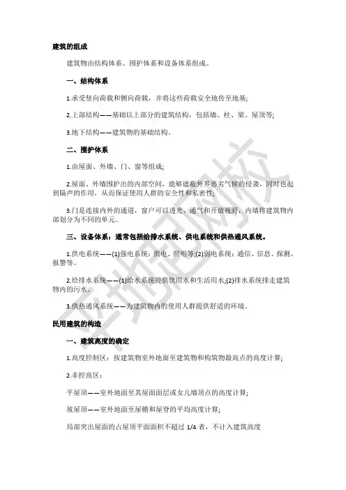 2020二建建筑-PDQ-30个核心知识点汇总