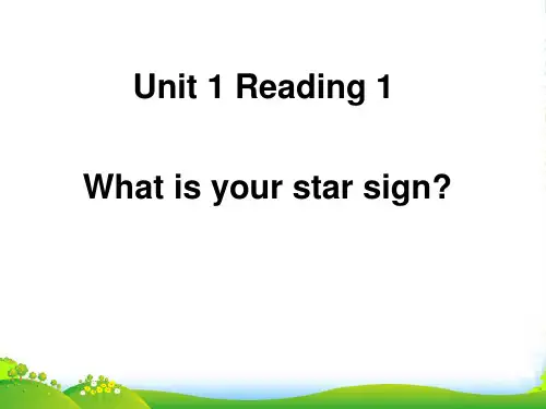 九年级英语上册 Unit 1 Reading 1课件 牛津版