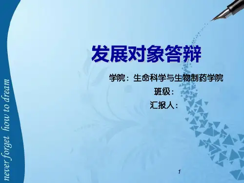 党员发展对象答辩 (2)ppt课件