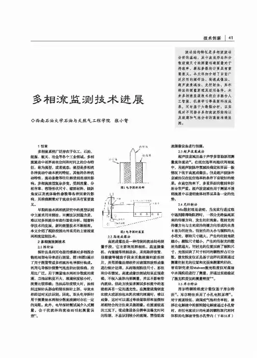 多相流监测技术进展