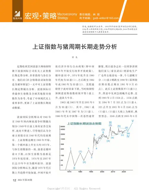 上证指数与猪周期长期走势分析