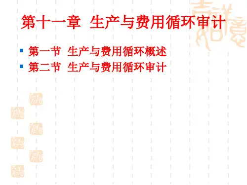 第十一章生产与费用循环审计.pptx