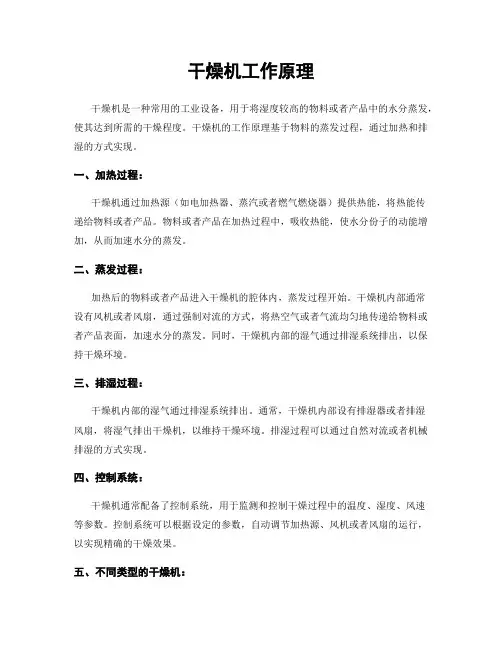 干燥机工作原理