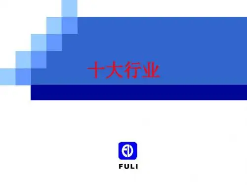[课件]十大行业PPT