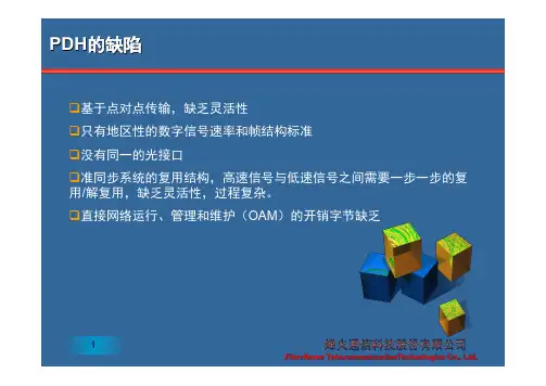 SDH原理简单介绍