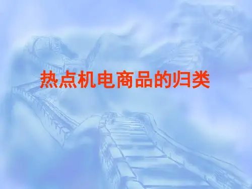 专题机电商品的归类方法精品PPT课件