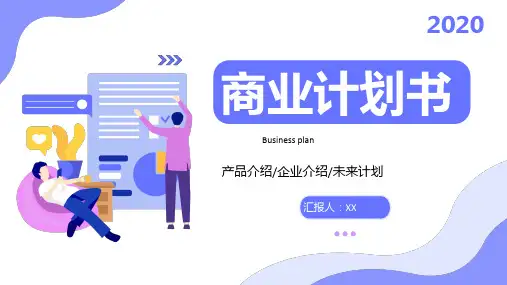 2020年简约实用商业计划书ppt