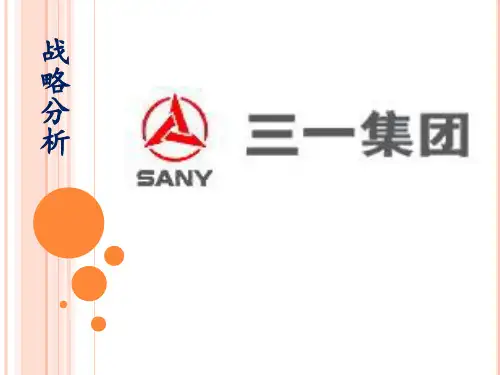 三一集团 战略分析