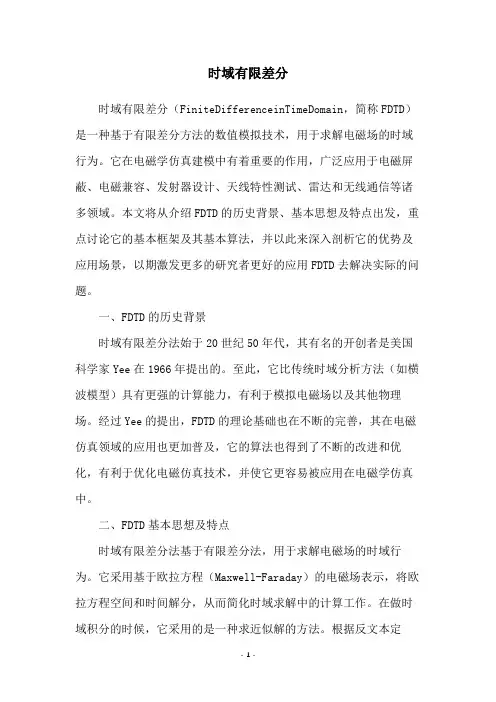 时域有限差分