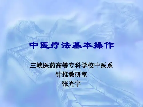 中医疗法基本操作