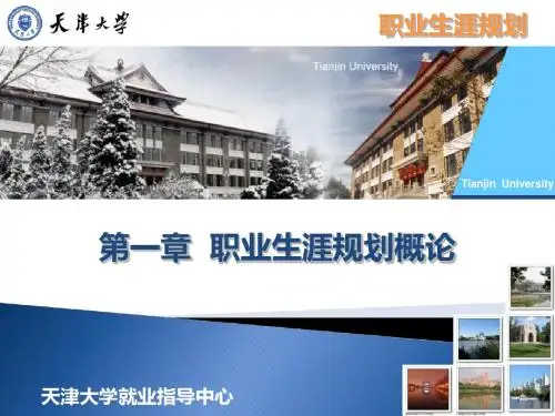 第一章 职业生涯规划概论