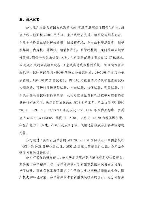 公司技术优势